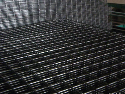 black wire welded wire mesh