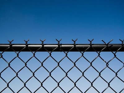 Black Chain Link Fence